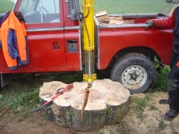  first round was all split up and in the loadbed, and this was the second round being split